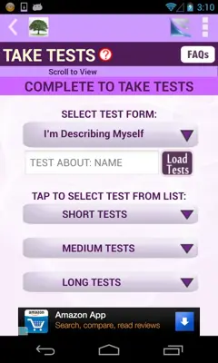 Know Yourself Personality Test android App screenshot 6